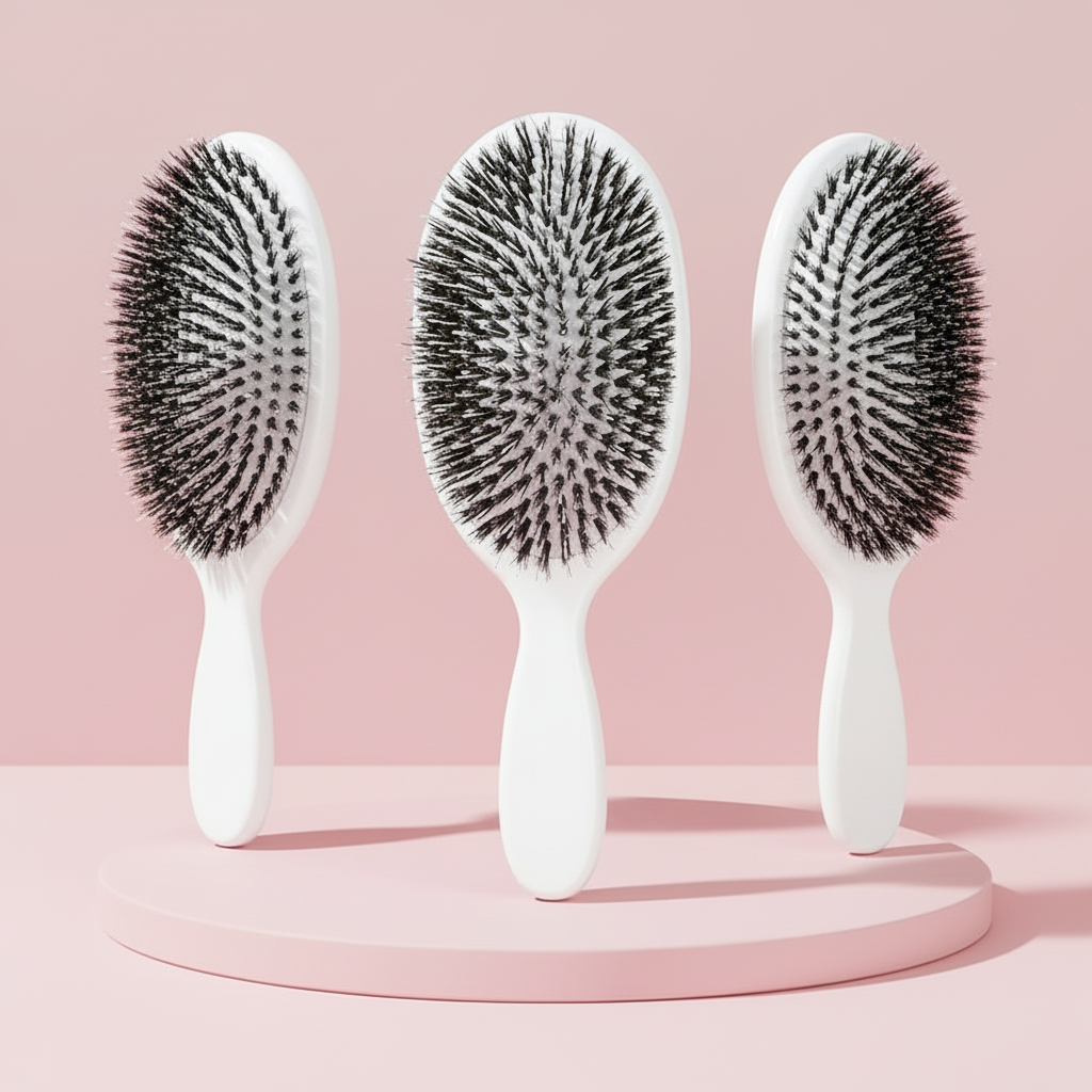Paddle Brush - Anti-Frizz Detangler for Smooth & Shiny Hair