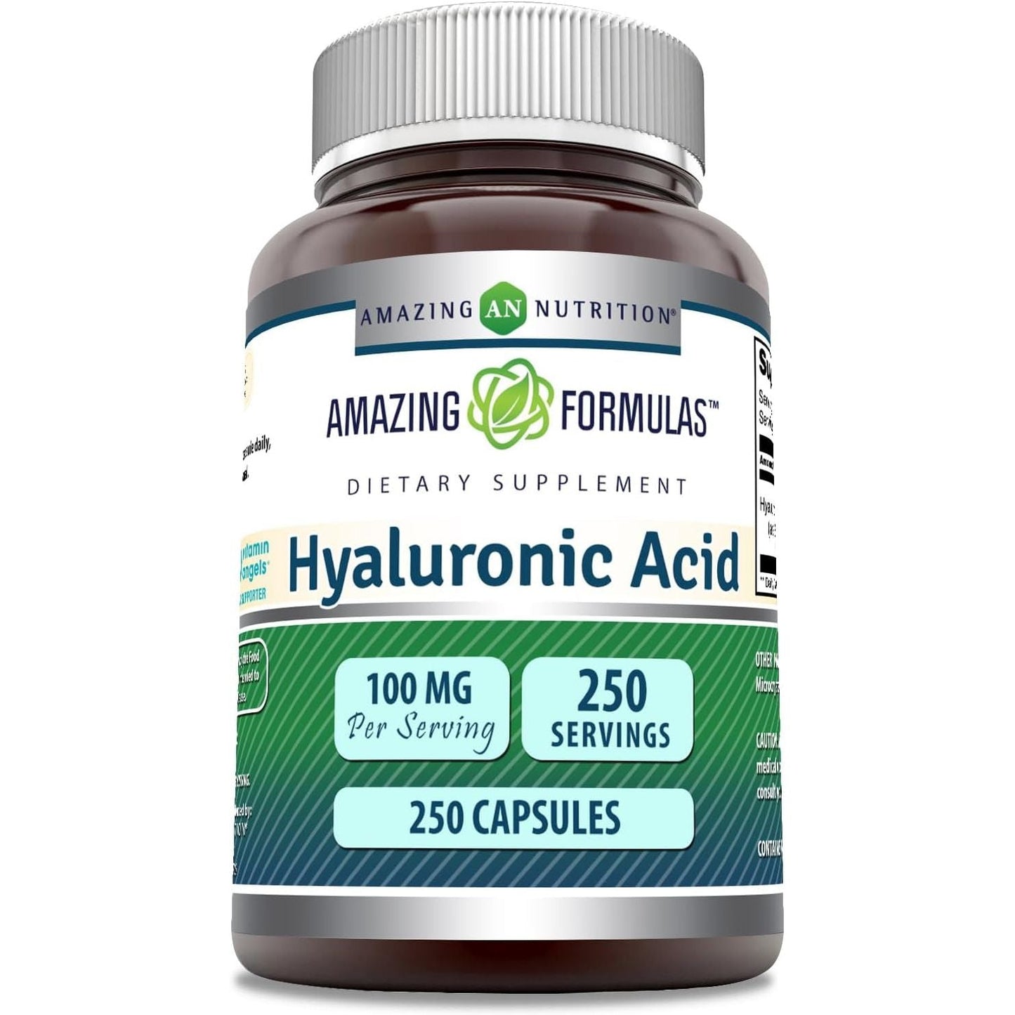 Premium Hyaluronic Acid Joint Hydration Supplements 250 Capsules - Mycosmeticslondon