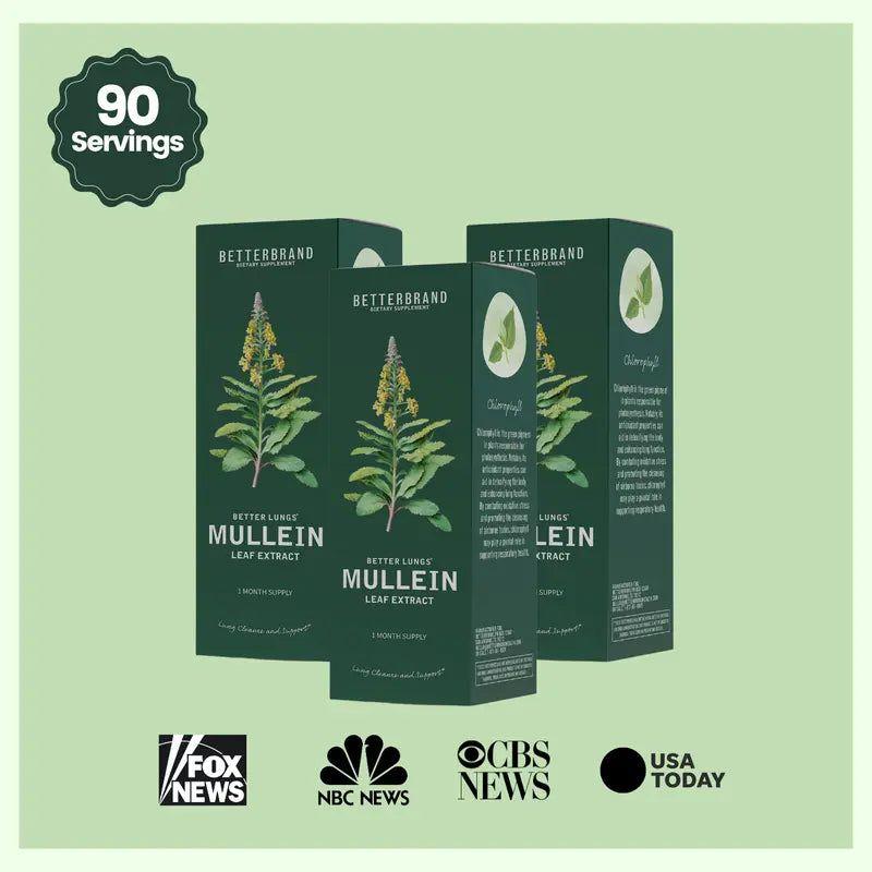 Natural Lung Cleanse Drops with Mullein & Chlorophyll