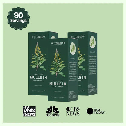 Natural Lung Cleanse Drops with Mullein & Chlorophyll