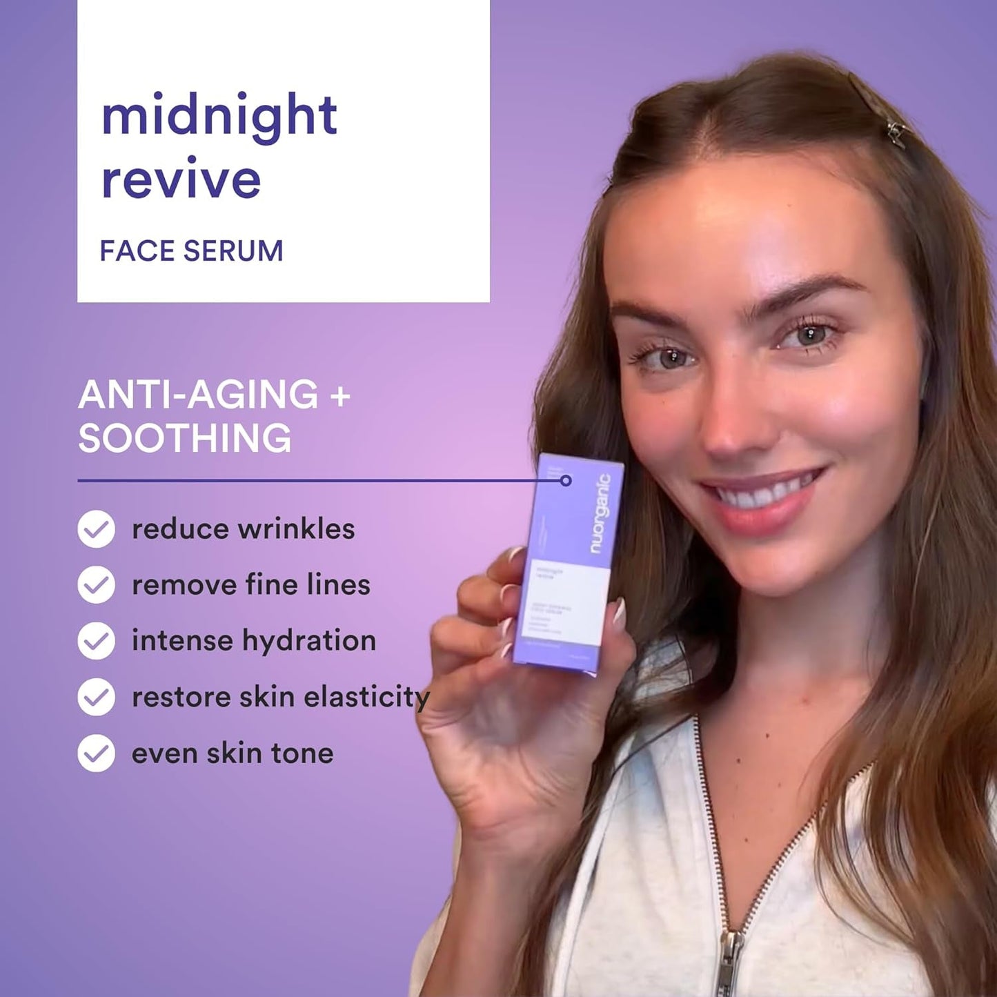 Natural Anti Aging Night Face Serum 30ml