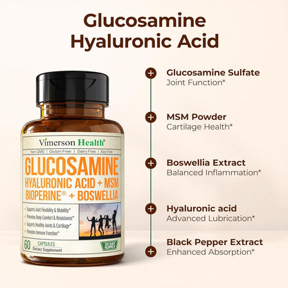 Joint Care Glucosamine Hyaluronic Acid 60 Tablets