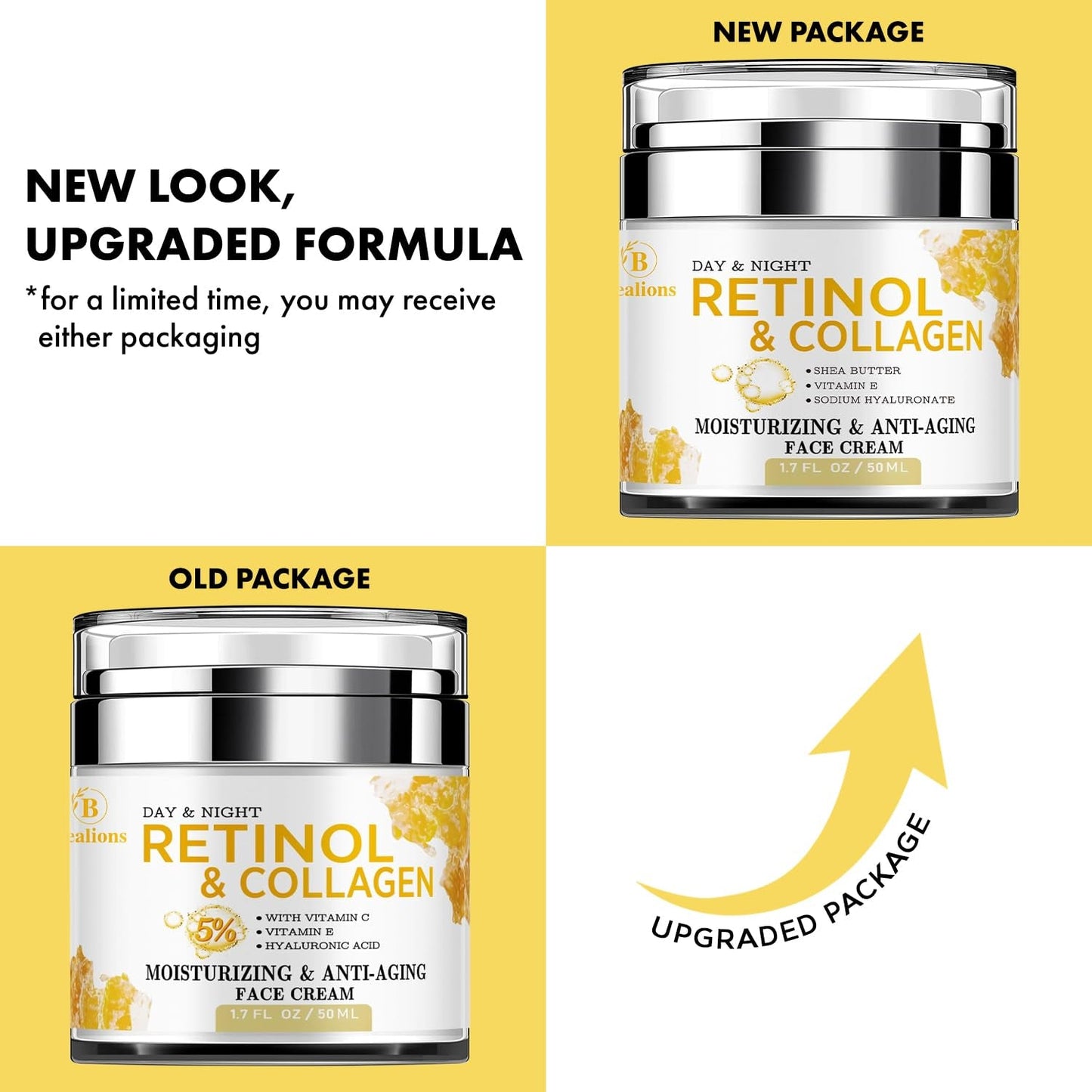 Nourishing Retinol Collagen Face Moisturizer - Anti Aging Cream