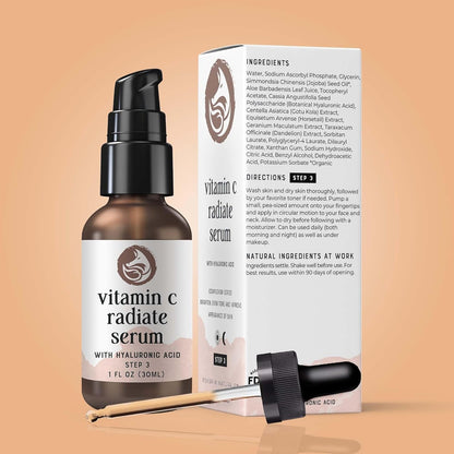 Natural Vitamin C Anti Aging Face Serum