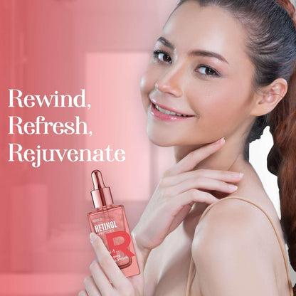 Anti-Aging Serum with Retinol and Peptides for Smoother Skin