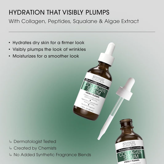 Professional Collagen Face Serum - Anti Aging Moisturizer