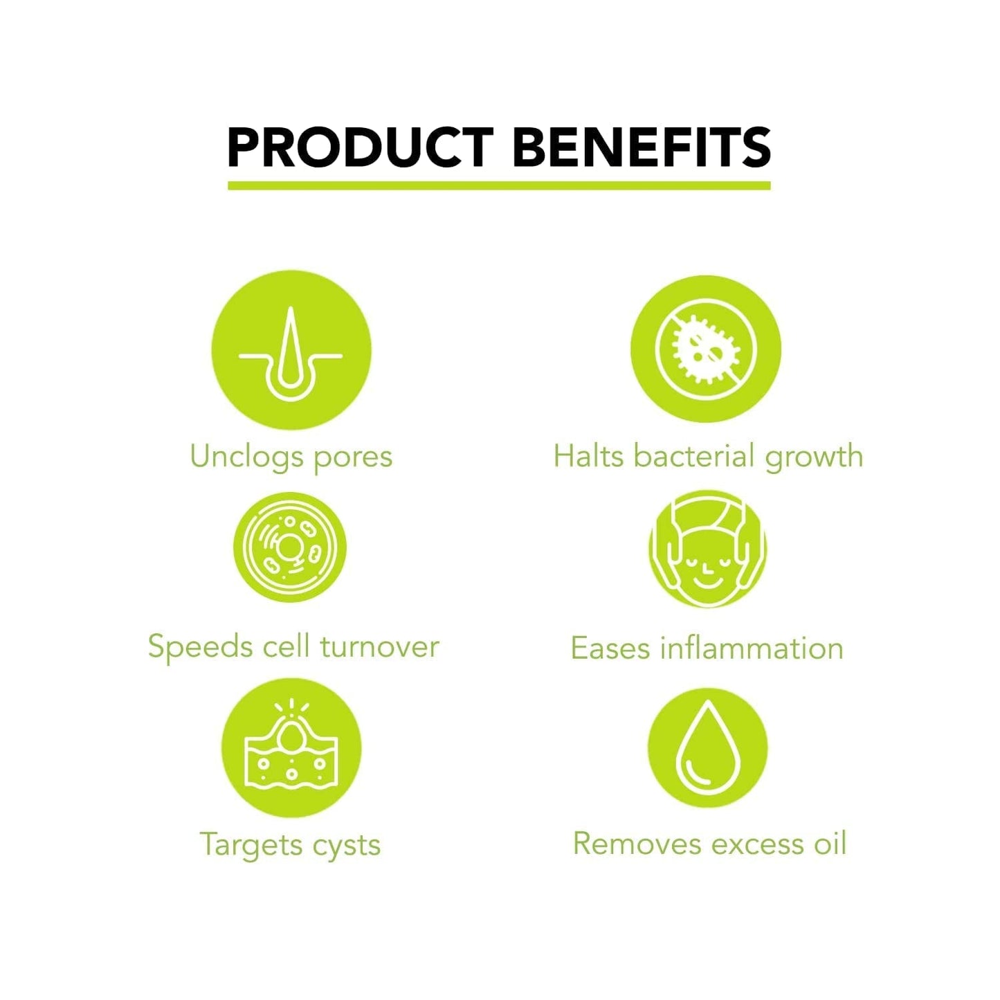 Effective Acne Treatment Face Wash - 10% Benzoyl Peroxide Cleanser