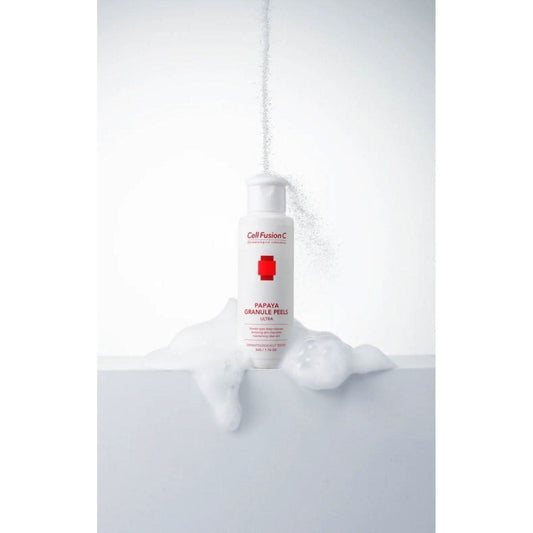 Natural Papaya Face Scrub Granules - Gentle Skin Exfoliator - Mycosmeticslondon