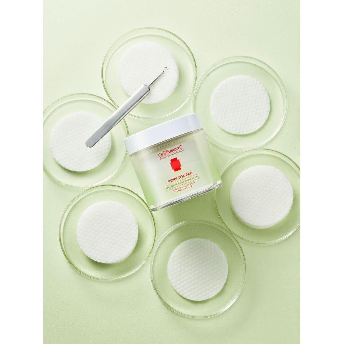 Gentle Exfoliating Face Pads for Pore Minimizing (60 Count)