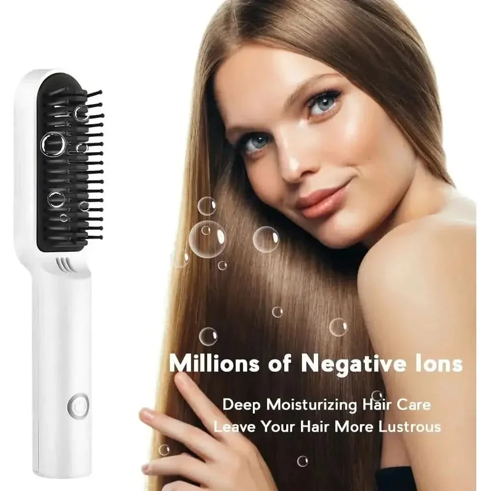 Easy Use Ceramic Hair Straightening Brush