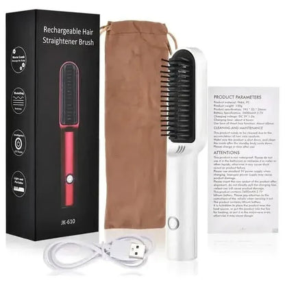 Easy Use Ceramic Hair Straightening Brush