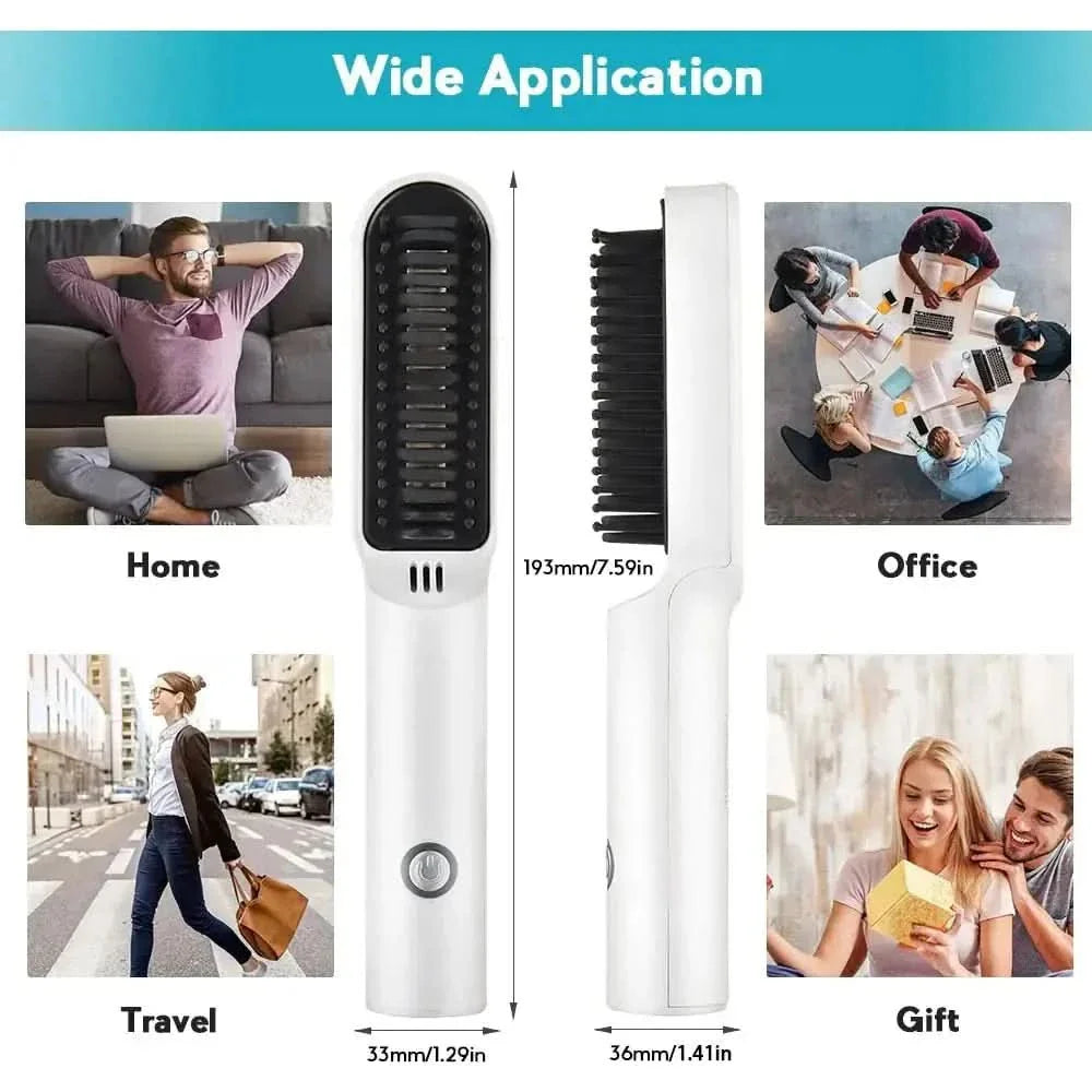 Easy Use Ceramic Hair Straightening Brush