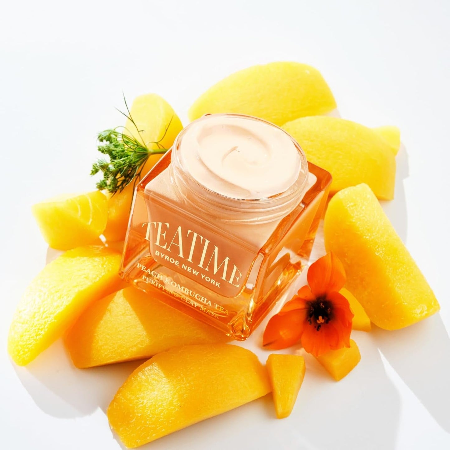 Natural Peach Clay Face Mask - 80g