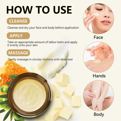 Natural Nourishing Face and Body Cream Balm
