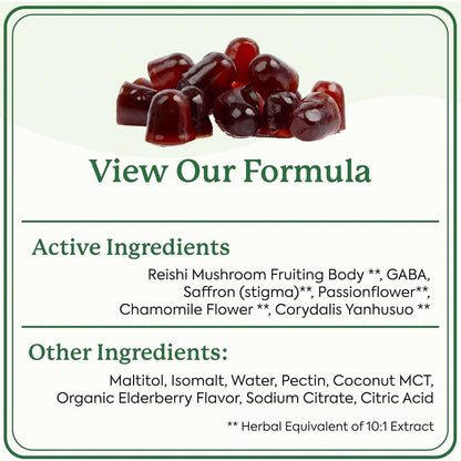 Natural Sleep Aid Mushroom Gummies - 60 Count