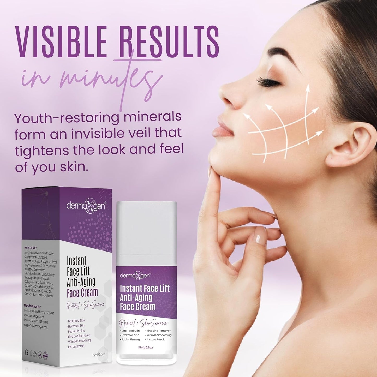 Anti Aging Face Cream Instant Wrinkle Reducer 15ml