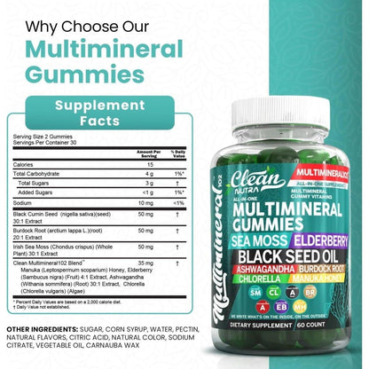 Delicious Daily Multivitamin Gummy Supplements - 60 Pack