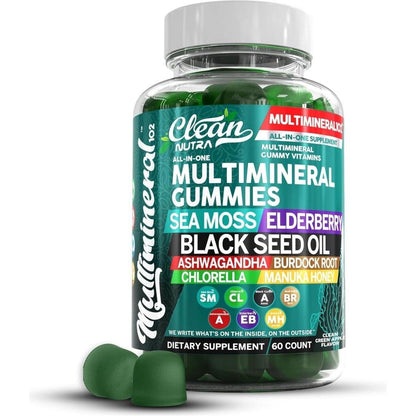 Delicious Daily Multivitamin Gummy Supplements - 60 Pack - Mycosmeticslondon