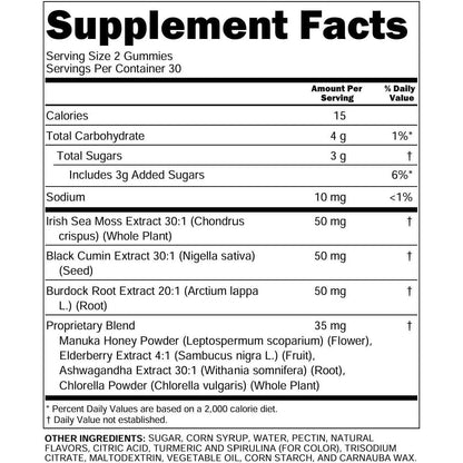 Delicious Daily Multivitamin Gummy Supplements - 60 Pack