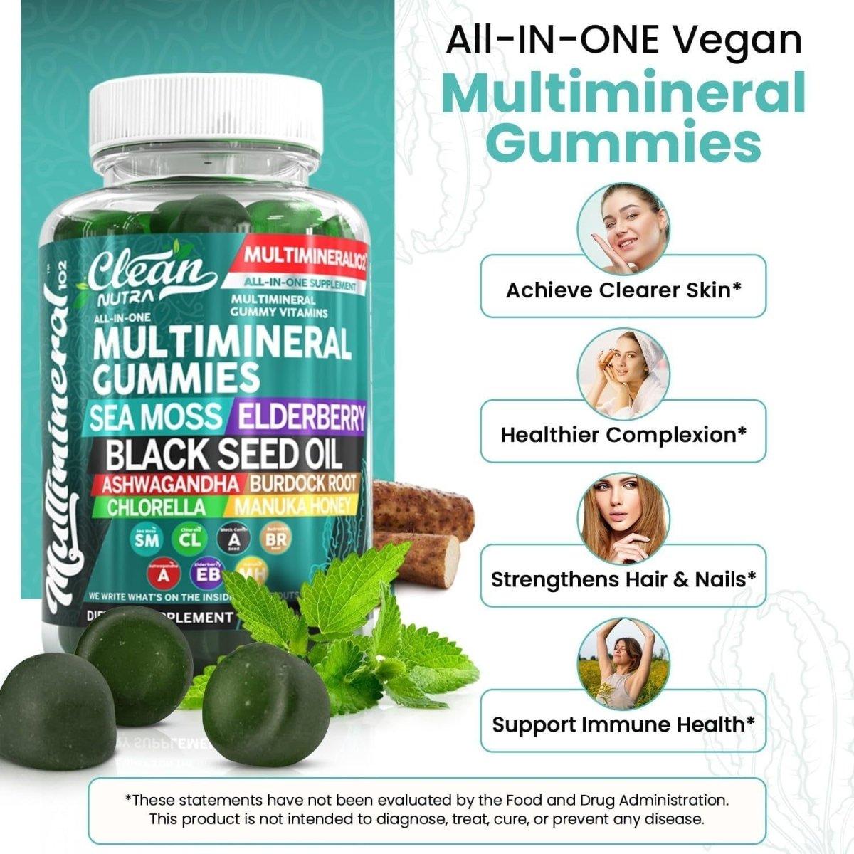 Delicious Daily Multivitamin Gummy Supplements - 60 Pack