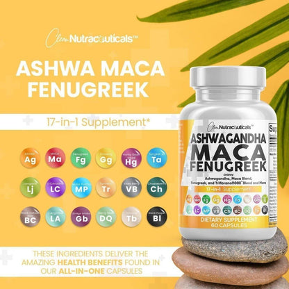 Natural Multi Herb Maca Supplement - 60 Capsules