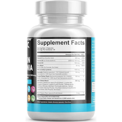 Powerful NAC Immunity Booster Supplement - 60 Capsules