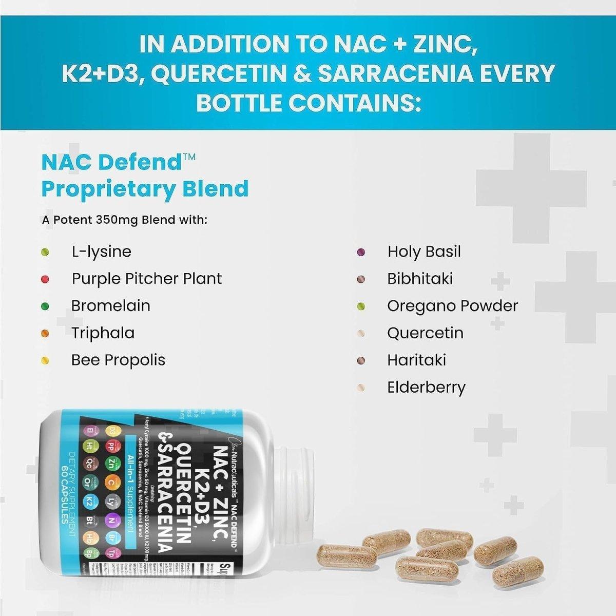 Powerful NAC Immunity Booster Supplement - 60 Capsules