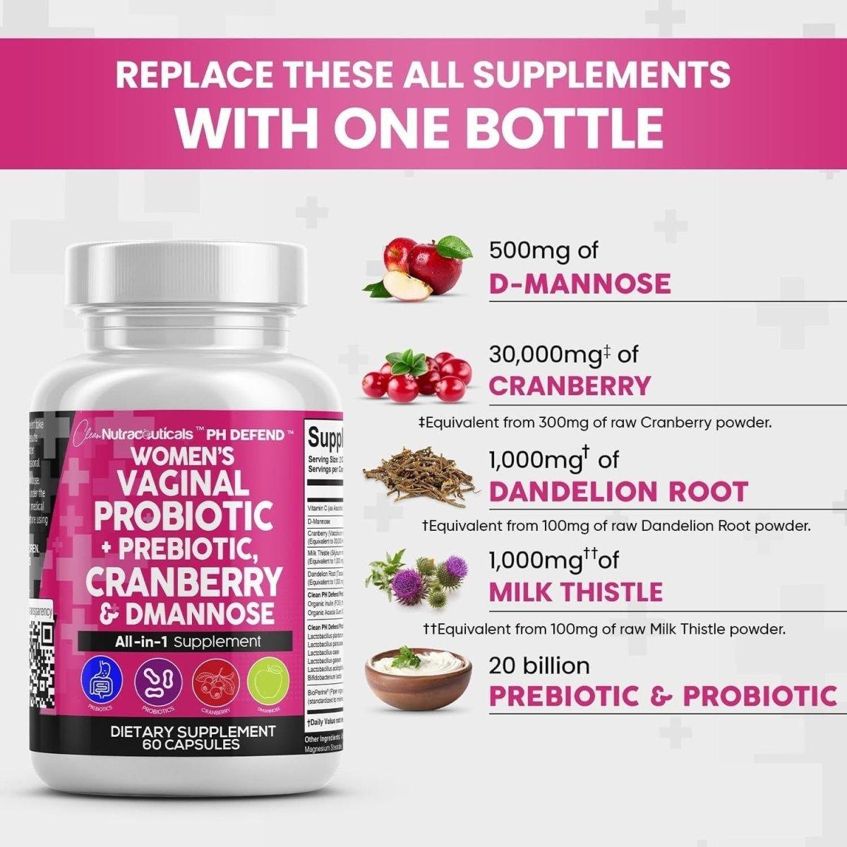 Natural Womens Health Multivitamin Supplement - 60 Capsules