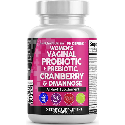 Natural Womens Health Multivitamin Supplement - 60 Capsules - Mycosmeticslondon