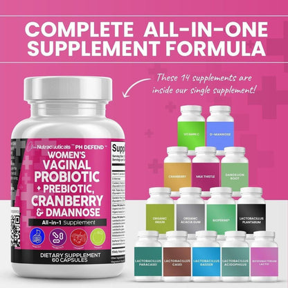Natural Womens Health Multivitamin Supplement - 60 Capsules