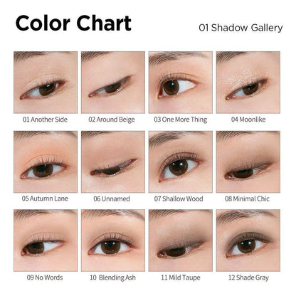 Natural Eyeshadow Palette with Contour & Highlight