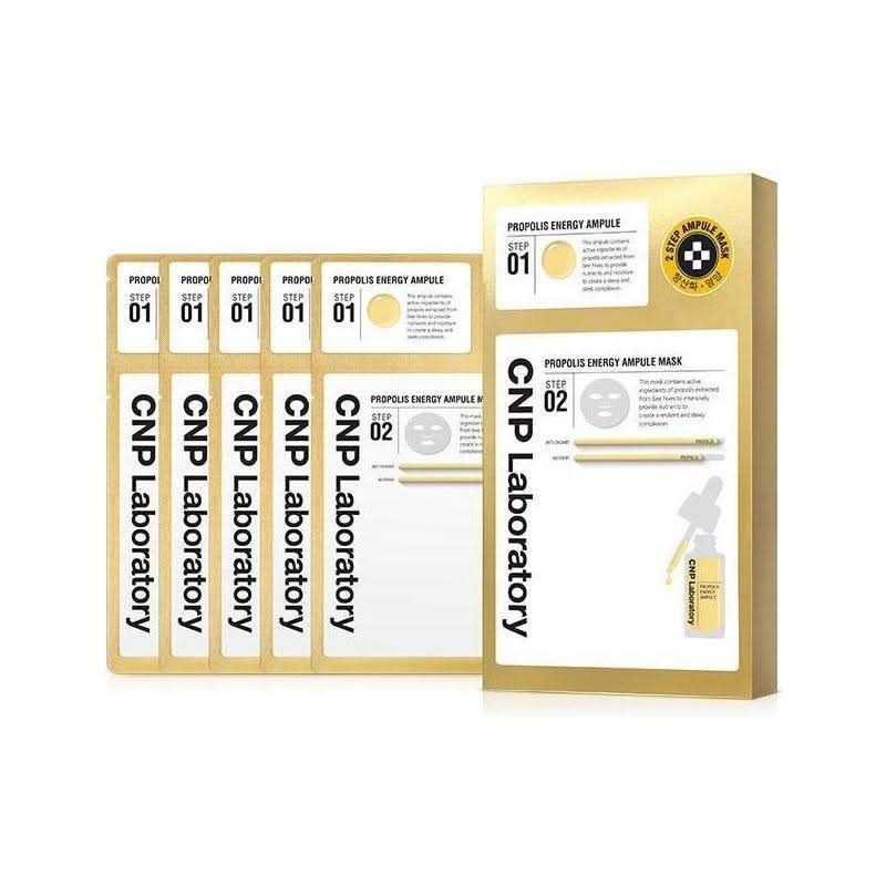 Rejuvenating Propolis Face Mask - 5 Pack | Moisturizing Anti-Wrinkle - Mycosmeticslondon