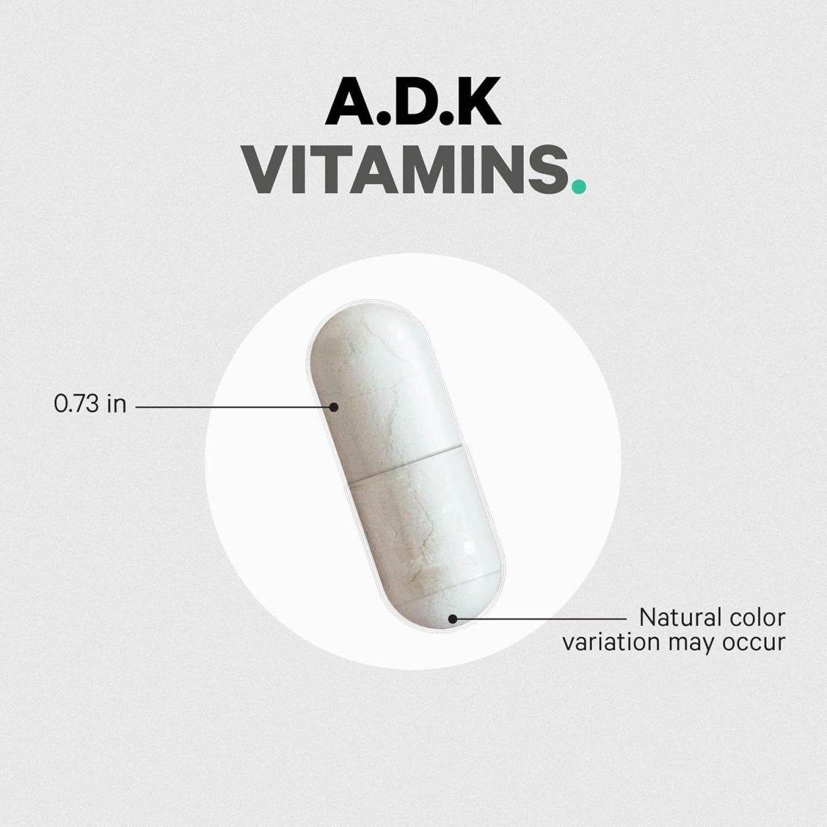 Strong Bone Vitamin A D3 K2 Supplement - 180 Capsules