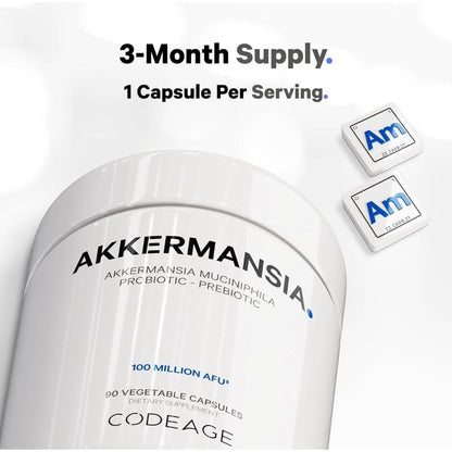 Probiotic and Prebiotic Capsules with Fiber - 90 Count