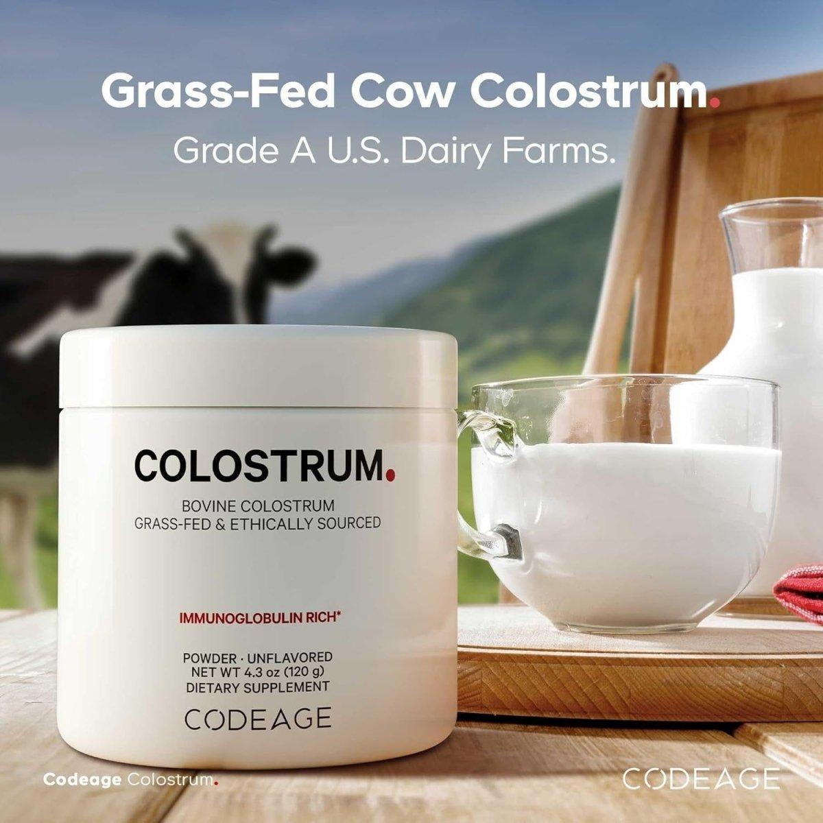 Natural Immune Boost Powder Supplement - Grass Fed