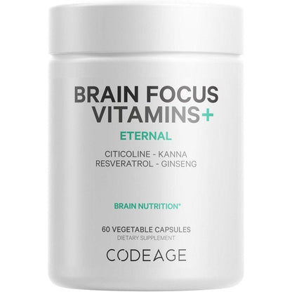 Brain Health Supplement with B12, Ginseng & Cognizin - Mycosmeticslondon