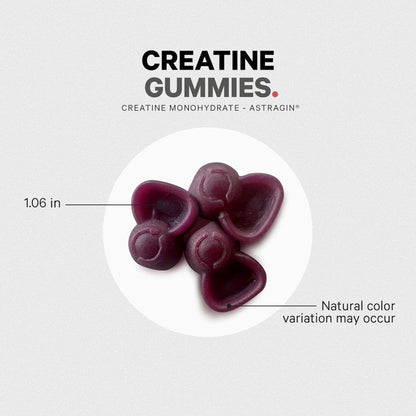 Vegan Creatine Gummies with AstraGin for Muscle Support