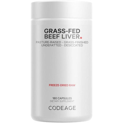 Natural Beef Liver Capsules 3000mg Non GMO Supplement