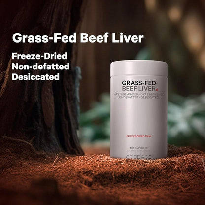 Natural Beef Liver Capsules 3000mg Non GMO Supplement