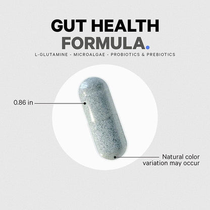 Natural Gut Support Supplement - 180 Vegan Capsules