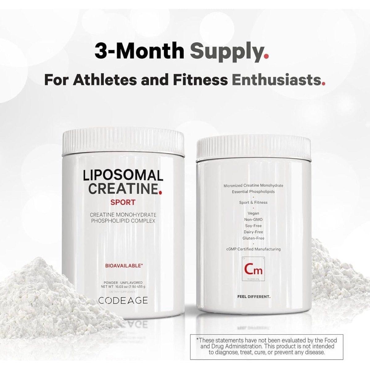 Pure Creatine Powder Supplement 90 Servings