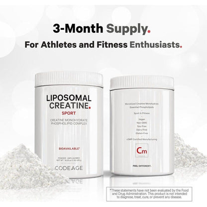 Pure Creatine Powder Supplement 90 Servings