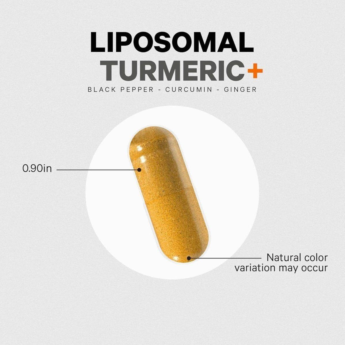 Natural Turmeric Capsules with Curcumin and Herbal Extracts