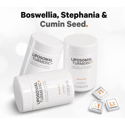 Natural Turmeric Capsules with Curcumin and Herbal Extracts