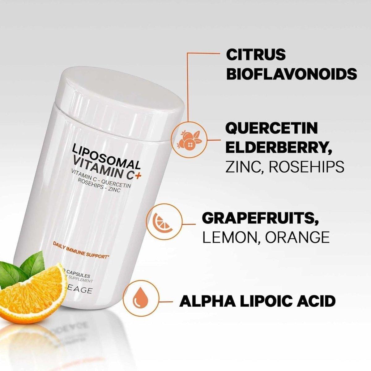 Powerful Vitamin C Supplement with Zinc and Antioxidants