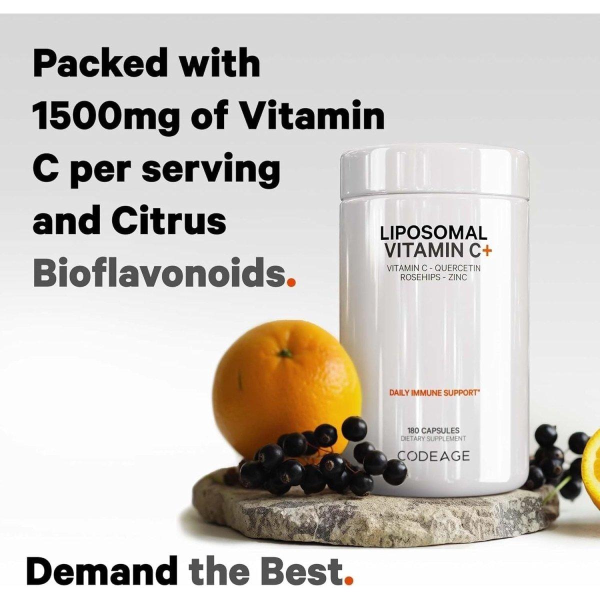 Powerful Vitamin C Supplement with Zinc and Antioxidants