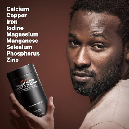 Natural Men's Daily Multivitamin Supplements with Probiotics