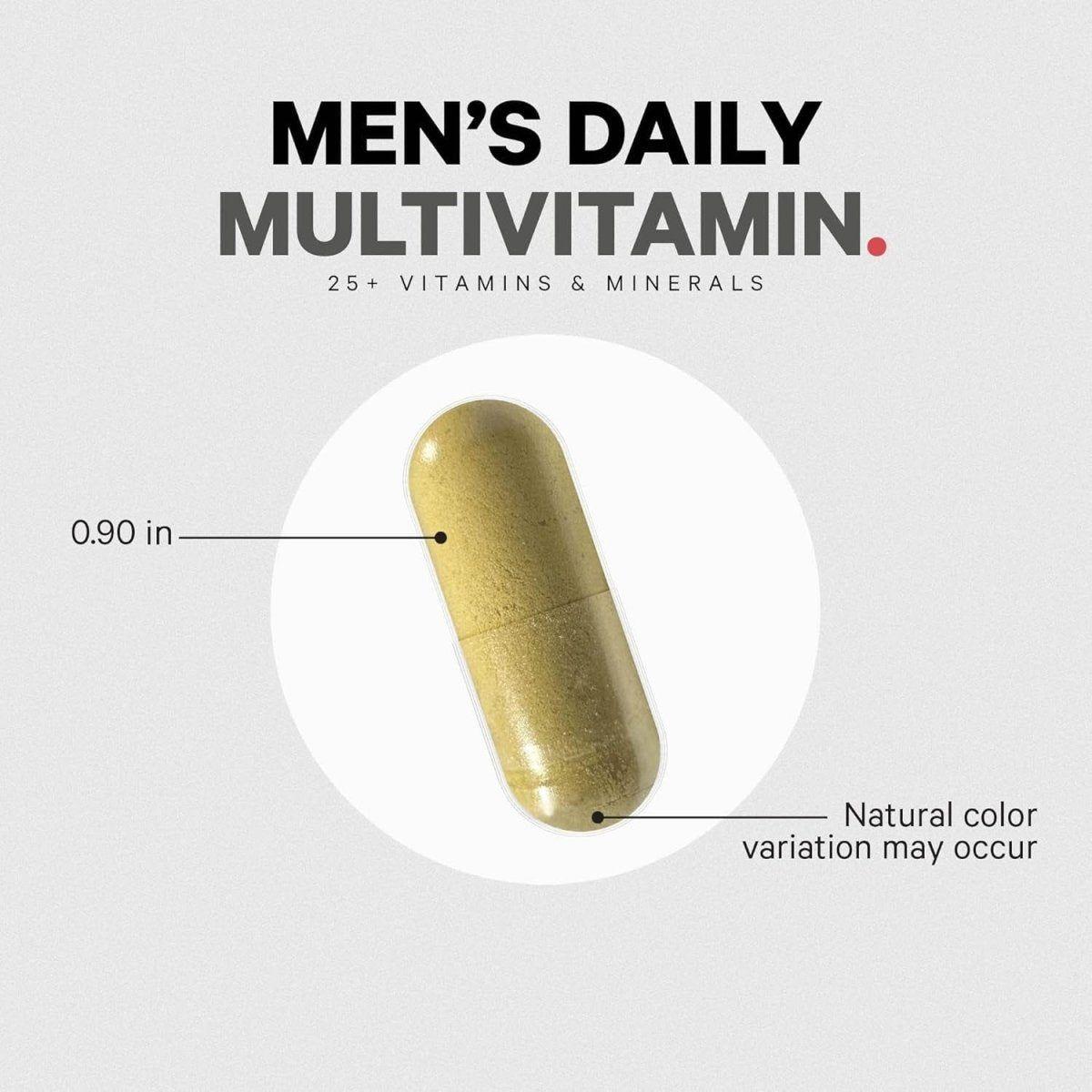Natural Men's Daily Multivitamin Supplements with Probiotics