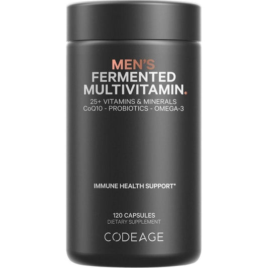 Natural Men's Daily Multivitamin Supplements with Probiotics - Mycosmeticslondon