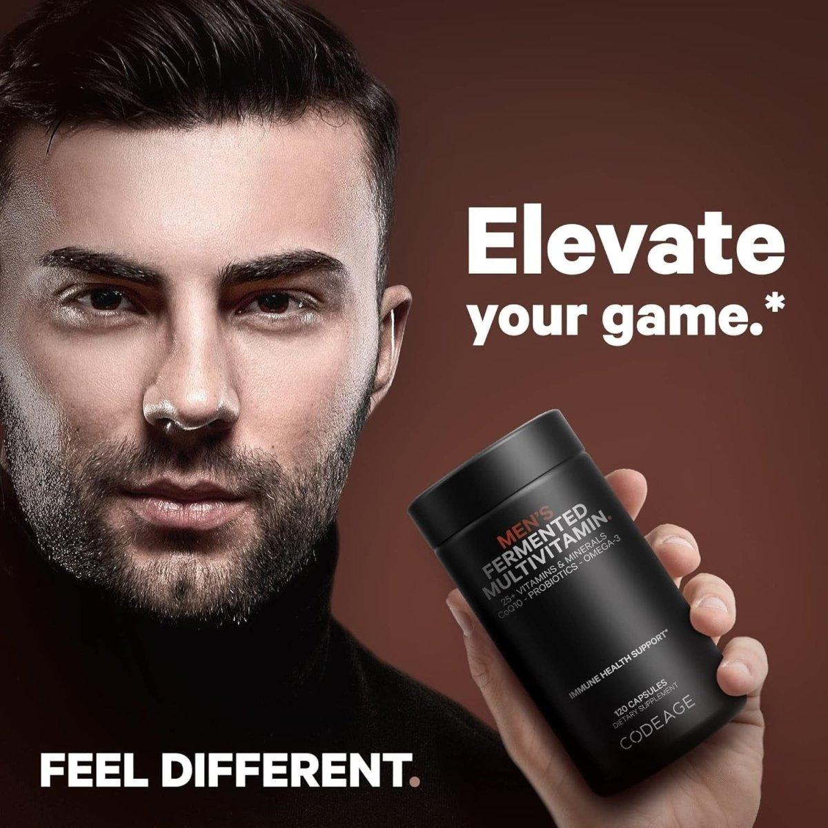 Natural Men's Daily Multivitamin Supplements with Probiotics